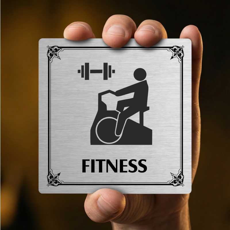 Fitness, 118x118mm, bílá, Nevada